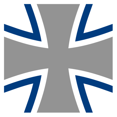 Stilisiertes Eisernes Kreuz als Signet der Bundeswehr
